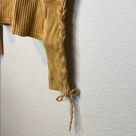 Free people Tasha Thermal Top Mustard'[p]-= - Picture 7 of 12